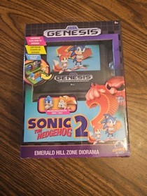 Sonic The Hedgehog 2 Sega Genesis Console Heroes Emerald Hill Zone Mini Diorama 