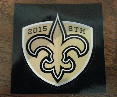 NEW ORLEANS SAINTS 2015 SEASON TICKET HOLDER STICKER STH Cover