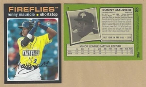 2020 Topps Heritage Minors RONNY MAURICIO #17 Columbia Fireflies METS *OF* - Bild 1 von 1