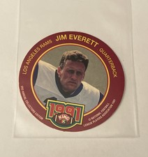 1991 King B JIM EVERETT Los Angeles Rams Rare Disc Card