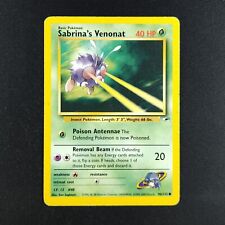 Sabrina's Venonat 96/132 - Gym Heroes 1st Edition - Pokemon Card