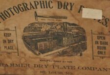Stanley Kodak Box Photography Dry Plates Hammer Vintage Co St. Louis MO USA