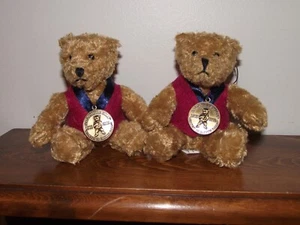 Theodore Roosevelt Friends Sagamore Hill 2002 Gedenkmünze Bär 4 Zoll 2-teiliges Set - Bild 1 von 1