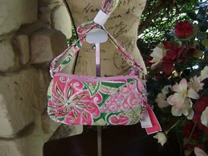 Vera Bradley NWT 'Amy' Pinwheel Pink Pattern Quilted Shoulder Bag / Crossbody - Picture 1 of 7