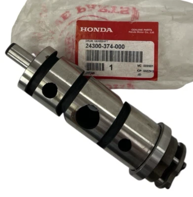 Tambor de cambio de transmisión de motocicleta Honda 24300-374-000 1974-78 Cb550 A Fa Ka Foto 1 de 4