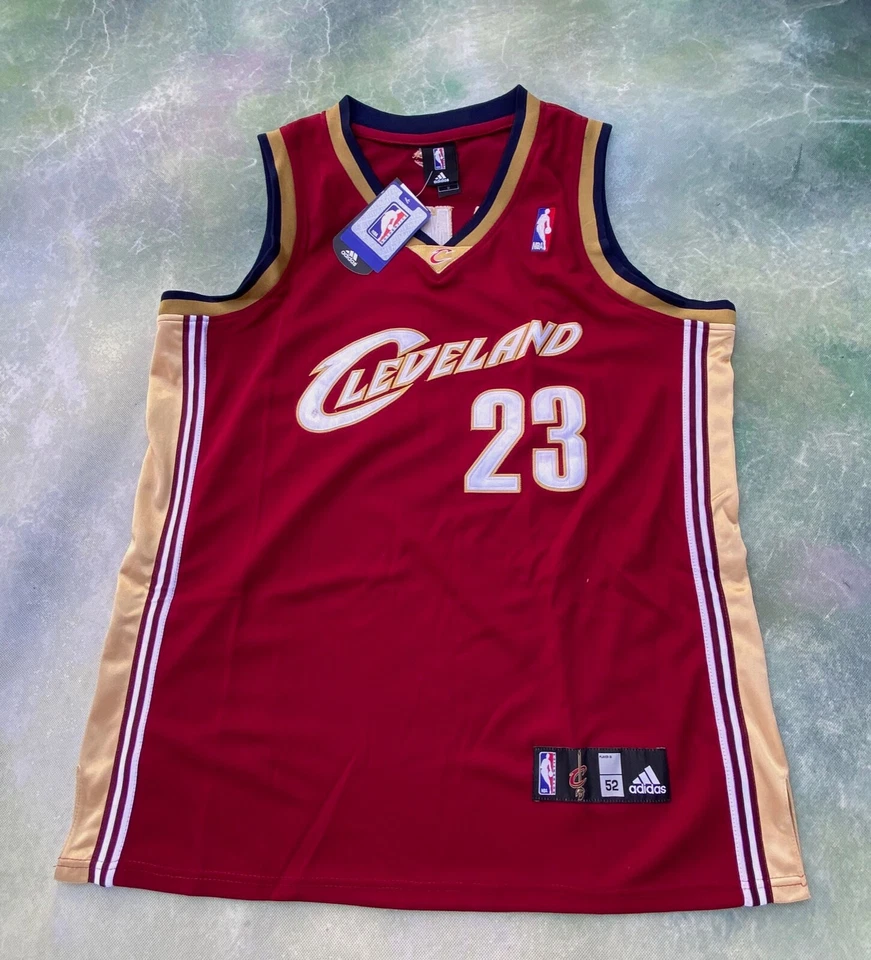 Adidas NBA Cleveland Cavaliers LeBron James #23 Jersey Size 52. - Image 1 of 4