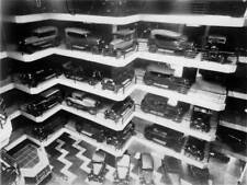 Biggest high rise parking garage world, with eight floors & space - Old Photo