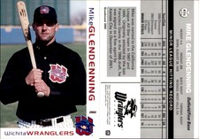 Mike Glendenning 2002 Grandstand Wichita Wranglers #36 Card *AutographDen*