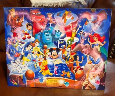 Disney Vintage Animated Characters Tabletop Display Standee 10" X 8" Tall - Image 1 of 2
