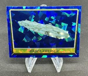 2023 Topps Chrome Sapphire Star Wars Return Of The Jedi Rebel Cruiser #216