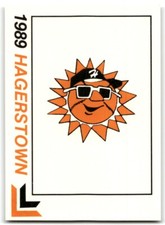 1989 BEST HAGERSTOWN SUNS TEAM LOGO/CHECKLIST HAGERSTOWN SUNS #29