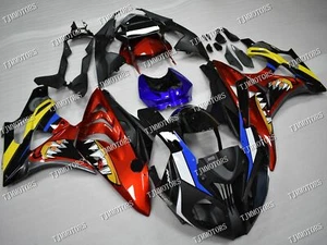 For 09-14 BMW S1000RR Candy Red Shark ABS Injection Mold Bodywork Fairing Kit - Picture 1 of 10
