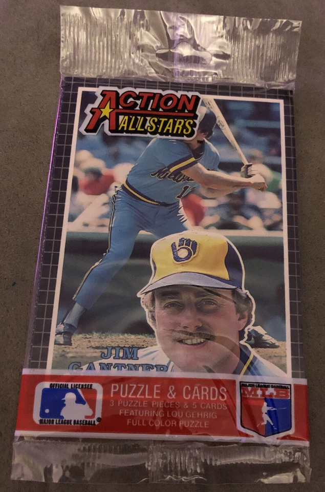 Donruss Action All Stars Pack 1985 Jim Gantner Brewers Jack Clark Giants Foto 1 de 2