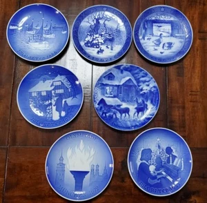 ROYAL COPENHAGEN COLLECTOR'S PLATES LOT 7  - Picture 1 of 1