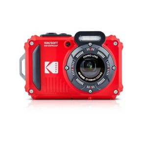 Kodak Pixpro WPZ2 15M Waterproof Digital Camera 4x Zoom 16 MP in RED (UK) BNIB