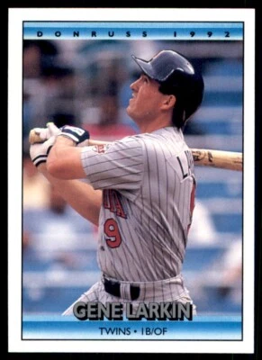 1992 Donruss #496 Gene Larkin - Image 1 of 2