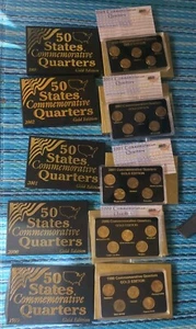 1999-2003 ~ 50 States Commemorative Quarters ~ Gold Edition & Philadelphia Mint - Picture 1 of 13