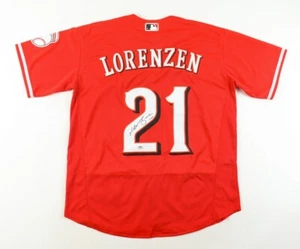 Michael Lorenzen Signed Cincinnati Reds Jersey (PSA) Pitcher / Outfielder - Picture 1 of 7