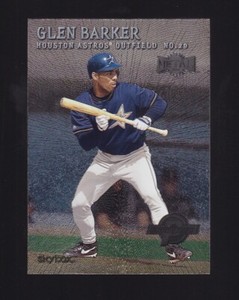 2000 Skybox Metal Glen Barker Prospect Rookie #229 Houston Astros