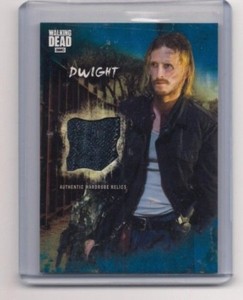 TOPPS WALKING DEAD ROAD TO ALEXANDRIA AUSTIN AMELIO/DWIGHT RELIC CARD #/50!!
