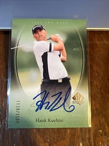 Hank Kuehne 2004 SP Authentic Rookies Auto Autograph RC /1500 #92 PGA - Picture 1 of 8