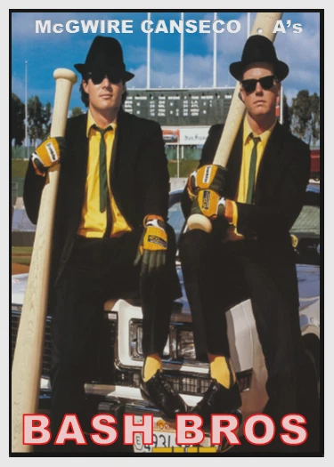 JOSE CANSECO MARK McGWIRE 'BASH BROS'  ### BUY 5 GET 1 FREE ### - Image 1 of 1