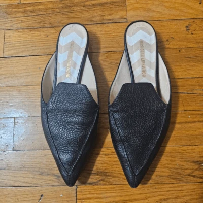 Nicholas Kirkwood BEYA Cuero Dorado Punta Punta Zapatos sin Cordones Para Mujer Talla 39” Foto 1 de 4