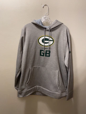 Green Bay Packers Hoodie Under Armour Combine Authentic Men’s XL Loose Cold Gear Cover