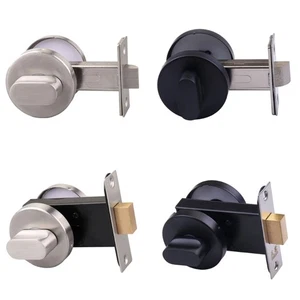Heavy Type Toilet Partition Lock Stainless Steel Privacy Dead Bolt Door Lock - Picture 1 of 12