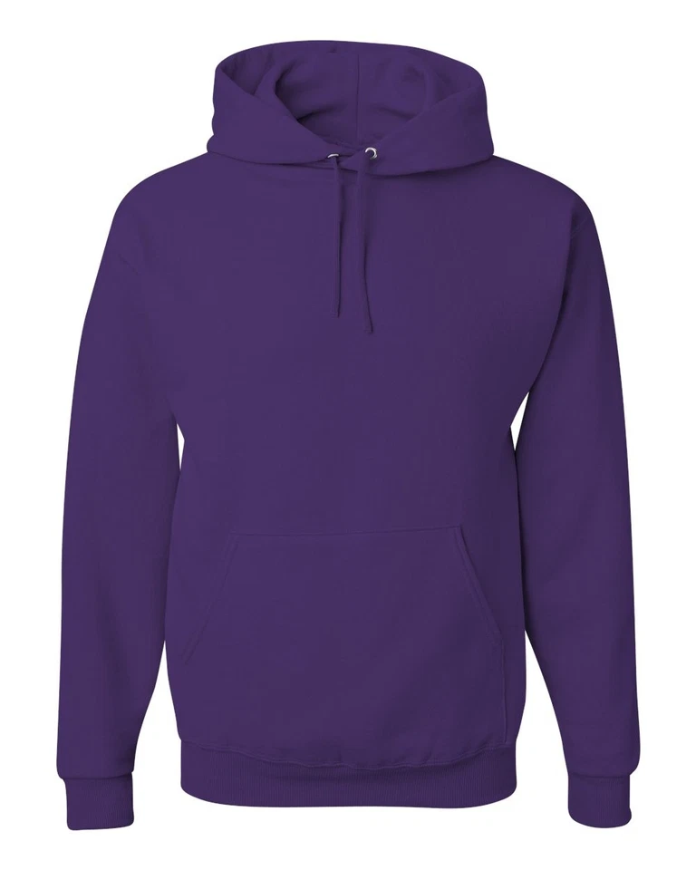 🔥 JERZEES Unisex NuBlend Pouch Pocket Hooded Sweatshirt Up To 5XL 996MR a - Image 1 of 1
