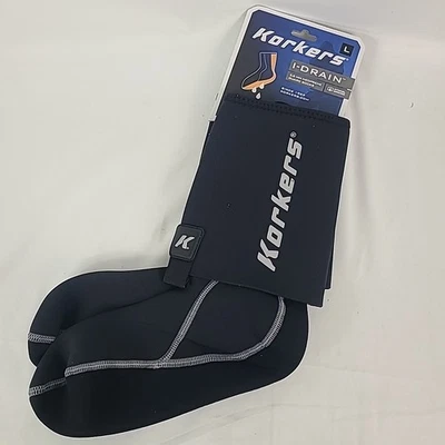 NWT Korkers I-DRAIN 3.5 mm Neoprene Guard Sock - Size Large - Image 1 of 4