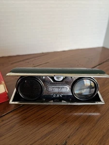 Stellar Opera Glasses Coated Lens, 2.5 Magnification, Blue, Made in Japan - Picture 1 of 4