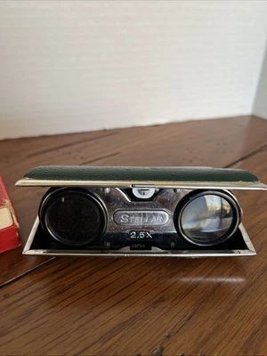 Stellar Opera Glasses Coated Lens, 2.5 Magnification, Blue, Made in Japan - Image 1 of 4