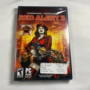 Command Conquer: Red Alert 3 PC DVD Rom, Rated T, EA Game NEW SEALED RETAIL COPY - Picture 1 of 6
