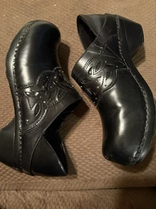 Bjorndal Jepp 136398 Damenschuhe Größe 9 schwarz Leder bequem Clog - Bild 1 von 7