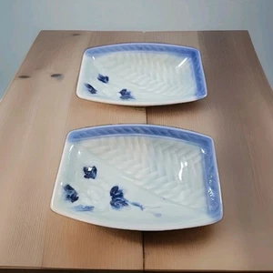 Vintage Floral Ceramic Dipping Bowls Set Of 2 Kitchen Serveware Decor - Picture 1 of 7