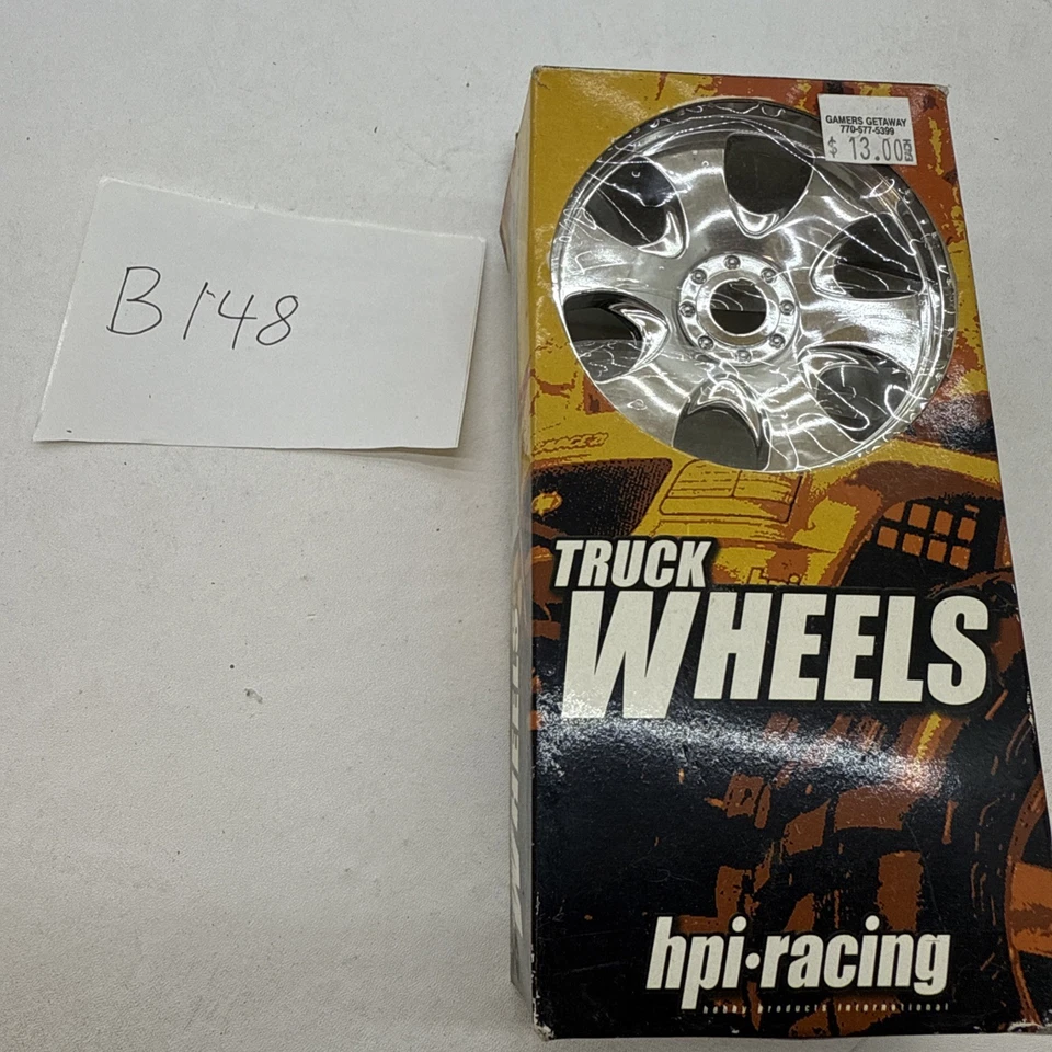 HPI RACING Warlock Wheel Chrome 83x63 Savage X 17mm Hex HPI3192 - Image 1 of 1