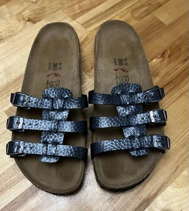 Birkenstock Birki’s 40 Women’s 9 Men’s 7 Leather Dark Gray - Picture 1 of 9