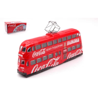 COCA COLA DOUBLE DECKER TRAM 1:76 Corgi Autobus Modellino Nuovo - Immagine 1 di 4