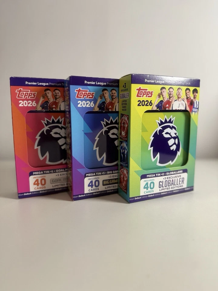 Topps Premier League 2026 Trading Cards Mega Multipack