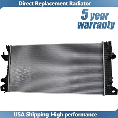 Aluminum Core Radiator For Ford F-150 2015-2020 V6 2.7L 3.5L V8 5.0L Foto 1 de 4