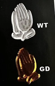 Manos de oración adorno favores acrílico encanto motivos confeti regalo extender - Imagen 1 de 1