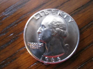 1966 Washington Quarter Dollar Gem++ Stempelglanz!! - Bild 1 von 2