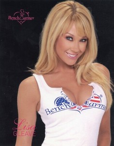 2004 BENCHWARMER SERIES 2 LISA GLEAVE JUMBO BOX TOPPER CARD 3 OF 8