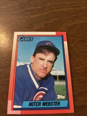 1990 Topps - #502 Mitch Webster - Image 1 of 2