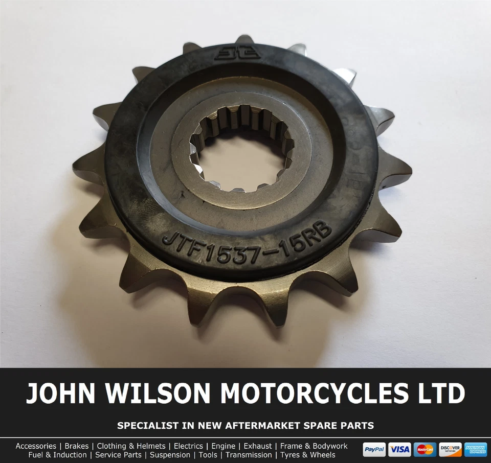 Kawasaki ZX-10R 1000 C Ninja 2004 - 2005 JT Front Rubber Sprocket 15 Teeth - Image 1 of 1