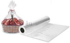 20 Meter Clear Sea Through Cellophane Wrapping Gift Paper | Hampers Wrap