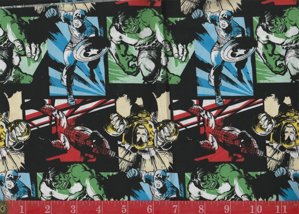 Tela PERSONAJES DE CÓMIC DE MARVEL Muelles Creativo Cuarto Graso 18" x 22" Foto 1 de 1