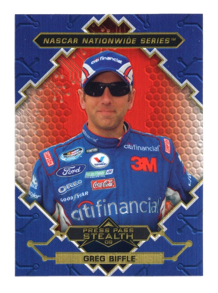  2009 Press Pass Stealth Chrome Brushed Metal #48 Greg Biffle NNS 13/25 - Image 1 of 1