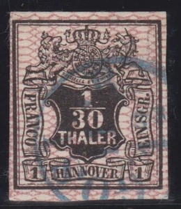 == AD Hannover Mi. 10a gest. K1, probado competentemente, cat. 40€ == - Imagen 1 de 3
